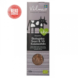 Rekofynda - Vilmas Svart & Vit Knäckesticks EKO 120 gr