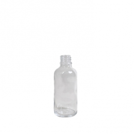 Glasflaska Klar 50 ml