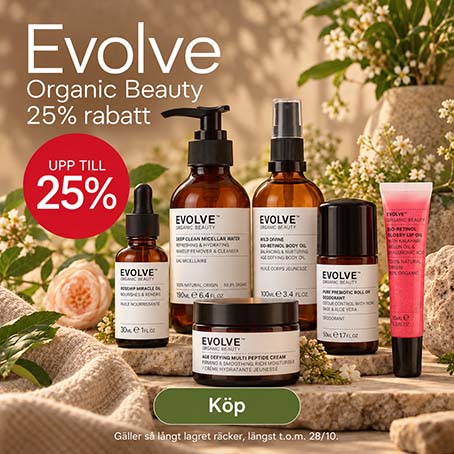Evolve Organic Beauty på kampanj