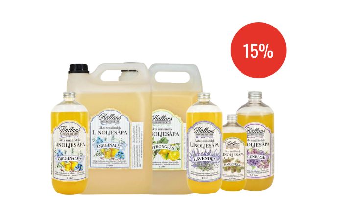 15% på Linoljesåpa från Källans