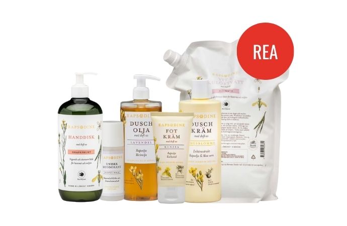 Rapsodine städprodukter på REA