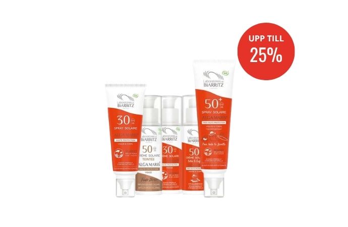 Rea på ekologisk solkräm Laboratoires de Biarritz