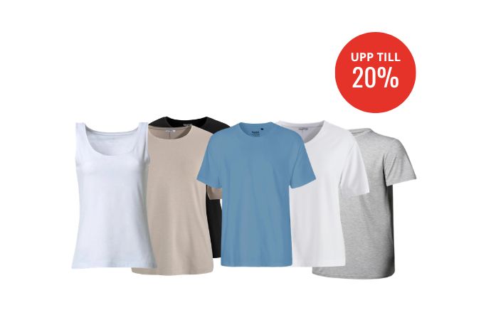 Kampanj på baskläder i bambu och bomull