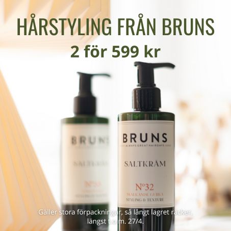 duopris på BRUNS hårstyling
