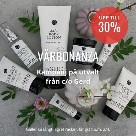 30% på hela sortimentet från c/o Gerd