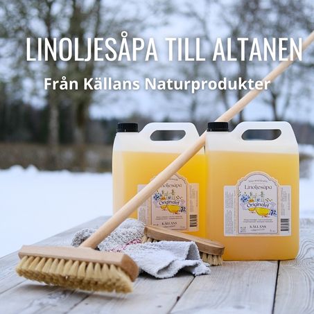 Källans Naturprodukter linoljesåpa 5-liter original till altanvård