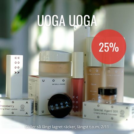 25% på uoga uoga