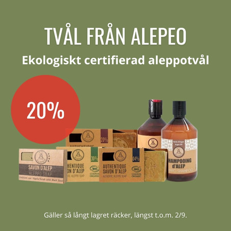Alepeo - aleppotvål till kampanjpris