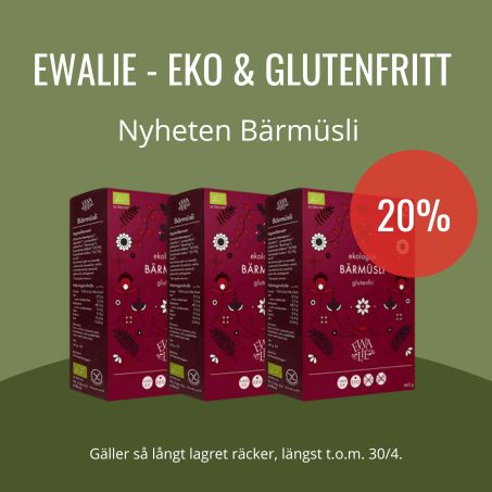 Bärmüsli från ewalie 20%