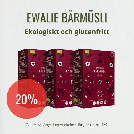 Ewalie - Ekologisk Glutenfri Müsli, Bär