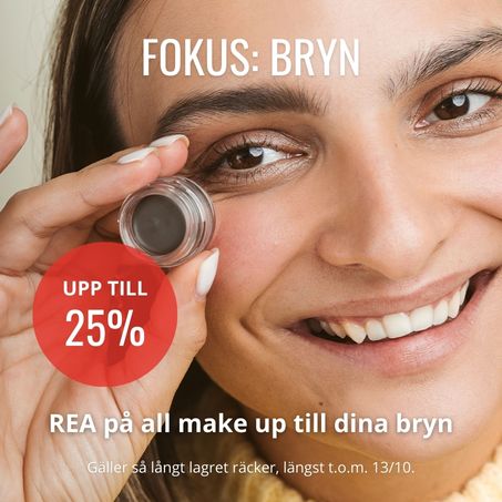 upp till 25% rabatt på produkter till bryn