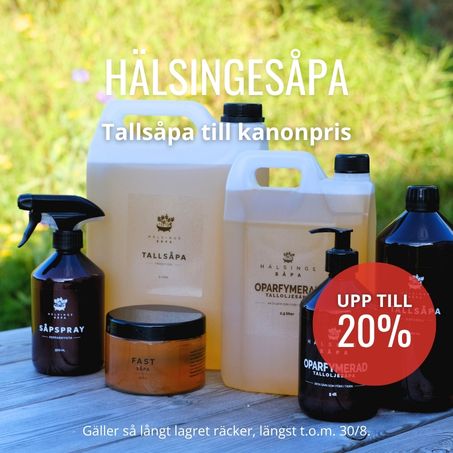 Hälsingesåpa 20% rea