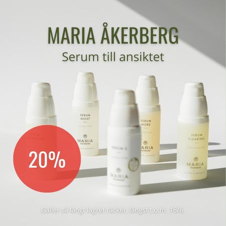 20% på serum från Maria Åkerberg