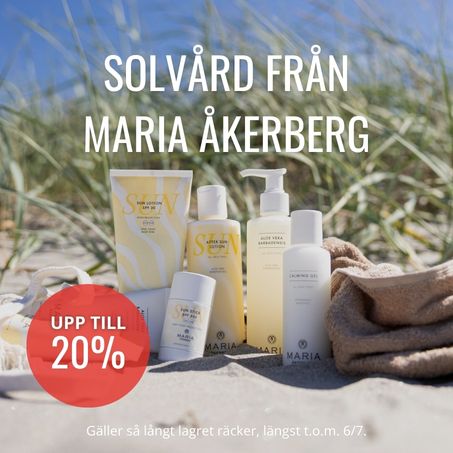 20 % rea på solvård från maria åkerberg