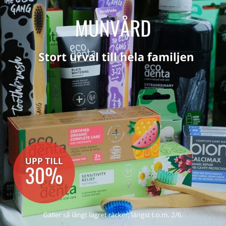 Munvård upp till 30% rea
