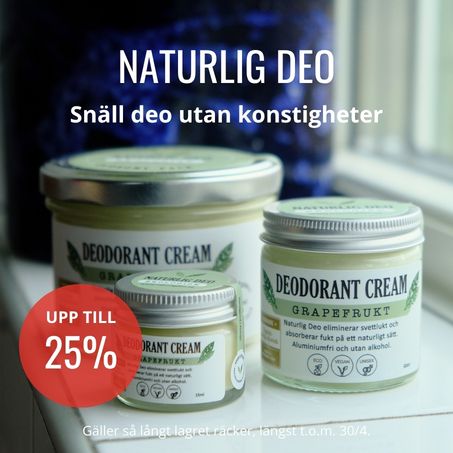 Naturlig deo 25% rea