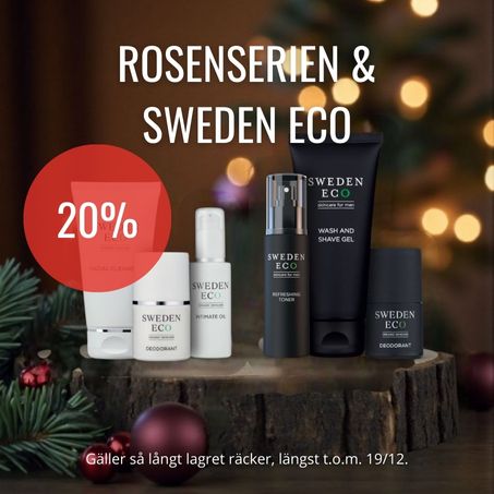 20% på rosenserien och sweden eco