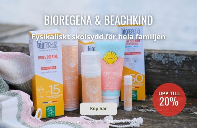 Solkräm upp till 20% rea
