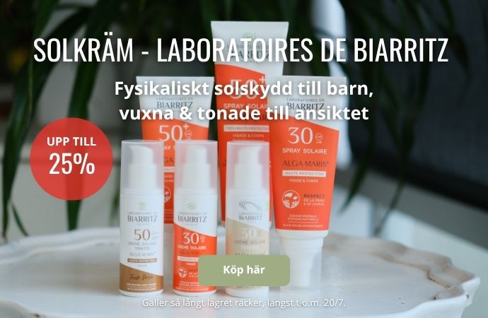 solkrämsrea upp till 25%