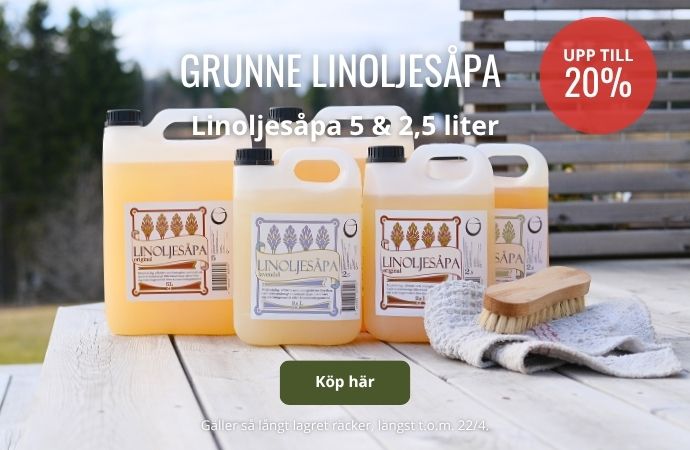 Grunne 20% rea på utvald såpa