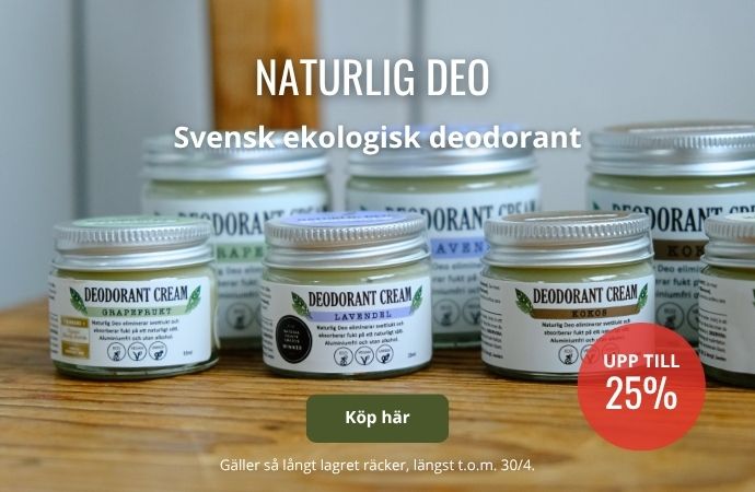 Naturlig deo 25% rea