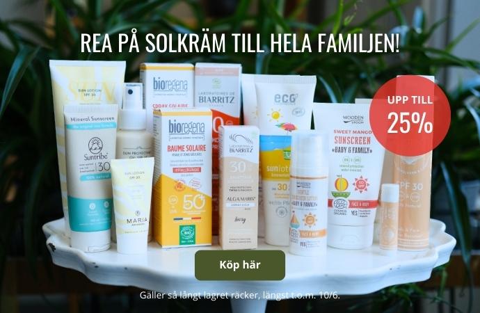 upp till 25% på solskydd