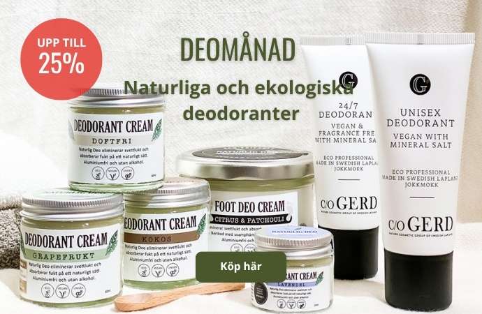 Deomånad upp till 25% rea