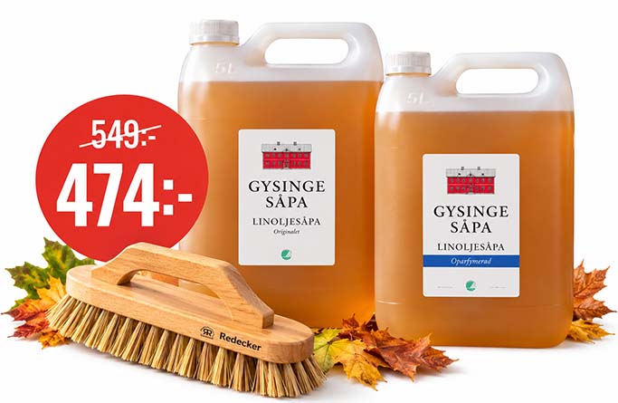 Kampanj på 5 liters dunkar från Gysinge