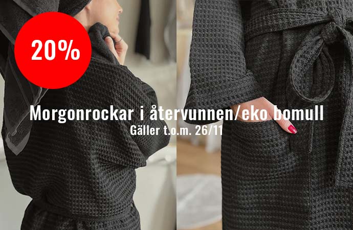 morgonrockar i tervunnen bomull