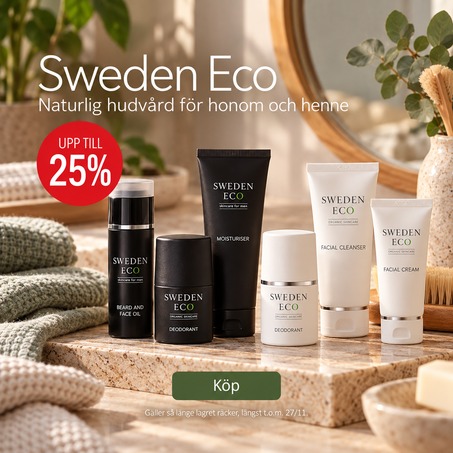 Naturlig hudvård för honom