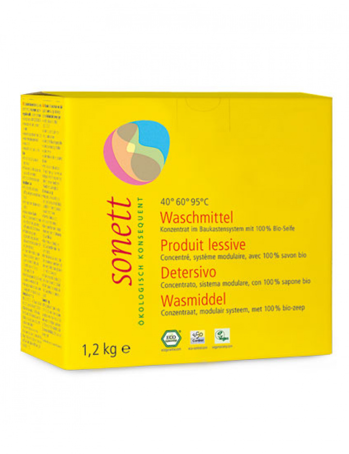Sonett - Tvättmedelspulver 1,2 kg i gruppen Hemmet / Tvätt / Tvättmedel hos Rekoshoppen.se (01111028)