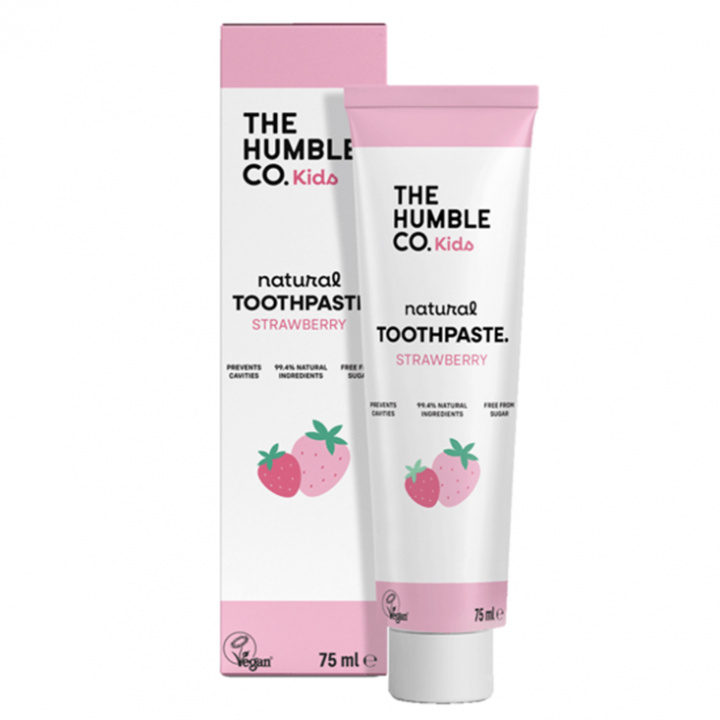 The Humble Co. - Tandkräm Barn Strawberry 75 ml