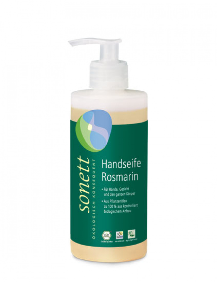 Sonett - Flytande Tvål Rosmarin 300 ml i gruppen Hygien / Tvål & Deo / Tvål flytande hos Rekoshoppen.se (01216020)