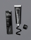 EcoDenta - Naturlig Tandkräm Black Whitening, Aktivt kol & Teavigo 2 Pack