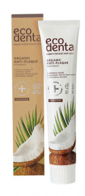 EcoDenta - Ekocertifierad Anti-Plaque Tandkräm, Kokosnöt