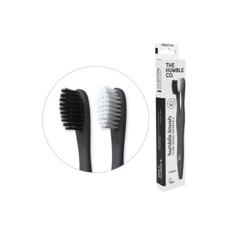 The Humble Co. - Humble Brush Tandborste 70% Växtbaserad Plast 2 st