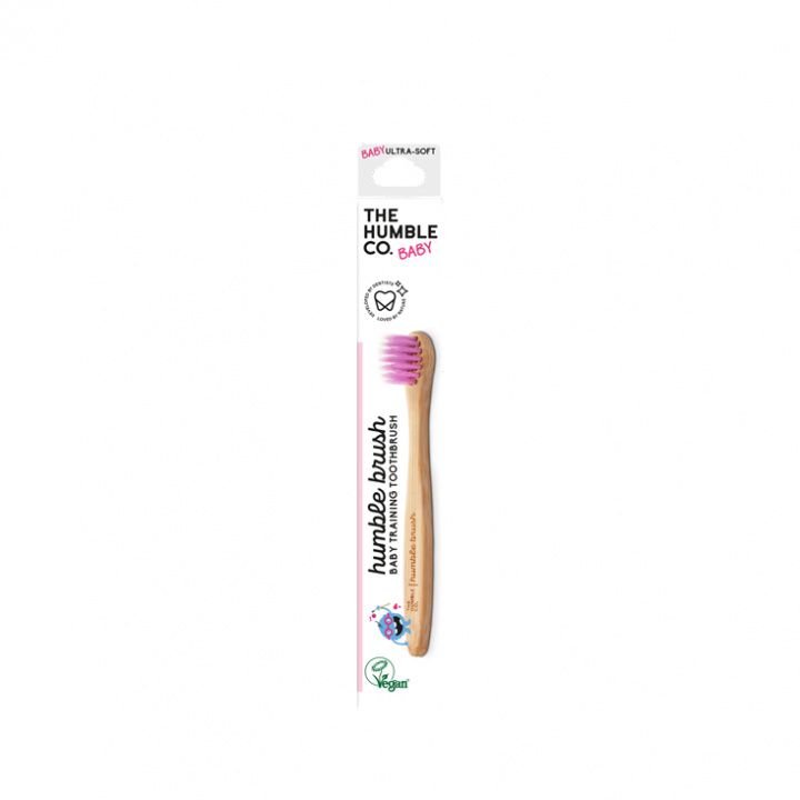 The Humble Co. - Humble Brush Bambutandborste, Baby Ultramjuk Lila