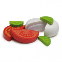 Erzi - Mozzarella & Tomat Lekmat av Trä i Plåtask