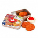 Erzi - Chicken Nuggets Lekmat av Trä i Plåtask