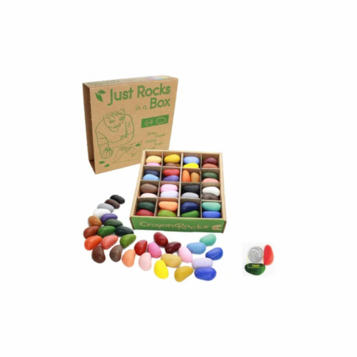 Crayon Rocks - Stenkritor Förskolebox 32 Färger 64 st