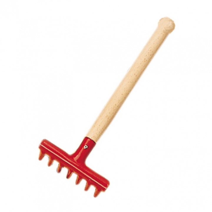 Glückskäfer - Kratta för Barn i Metall och Trä 24 cm, Röd