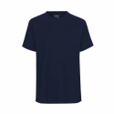 Neutral - Rundhalsad T-Shirt Classic i Ekologisk Bomull Herr Navy