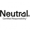 Neutral - Rundhalsad T-Shirt Slim Fit i Ekologisk Bomull Herr Vit