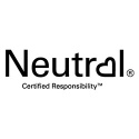 Neutral - V-Ringad T-Shirt Slim Fit i Ekologisk Bomull Herr Svart