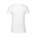 Neutral - V-Ringad T-Shirt Slim Fit i Ekologisk Bomull Dam Vit 