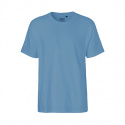 Neutral - Rundhalsad T-Shirt Classic i Ekologisk Bomull Herr Dusty Indigo