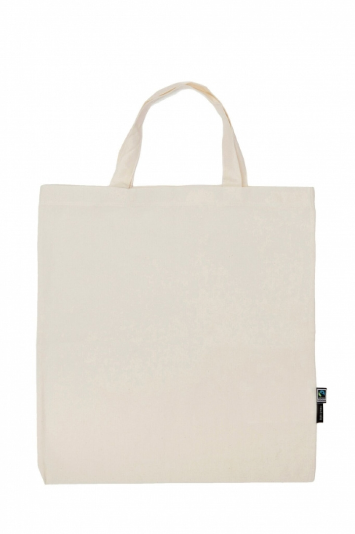 Neutral - Tygkasse, Ekologisk Bomull och Fairtrade Korta Handtag i gruppen Accessoarer / Nät- och Tygkassar hos Rekoshoppen.se (0640004)