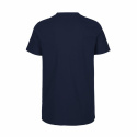 Neutral - Rundhalsad T-Shirt Slim Fit i Ekologisk Bomull Herr Navy