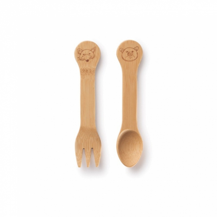 Bambu - Gaffel & Sked Barn i Ekologisk Bambu