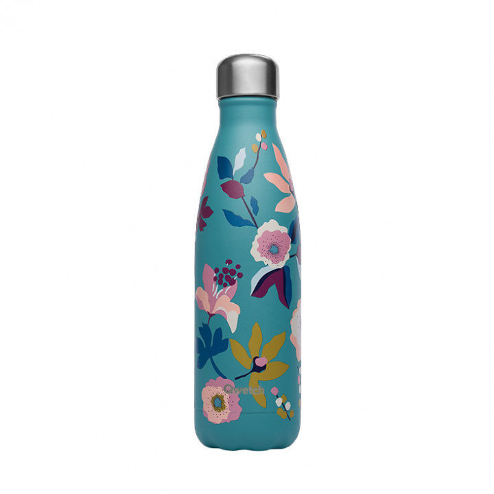 Qwetch - Isolerad Flaska i Rostfritt Stål Bohemian Stone Blue 500 ml